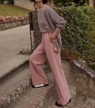 Varley - Kayson Wide Leg Mid Rise Pants