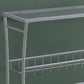 Accent Console Table For Entryway, Contemporary & Modern - Silver