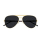Gucci - Men's Square Aviator Metal Sunglass
