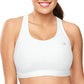 Sutiã esportivo Champion feminino com compressão ventilada Plus, branco, tamanho 2X