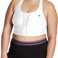 Sutiã esportivo Champion feminino com compressão ventilada Plus, branco, tamanho 4X