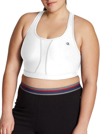 Champion Women's Vented Compression Plus Sports Bra White Size 4X