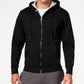 Champion Powerblend Fleece com capuz e zíper masculino, preto, tamanho grande