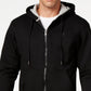 Moletom com capuz Champion Powerblend Fleece com zíper, masculino, preto, tamanho X-G