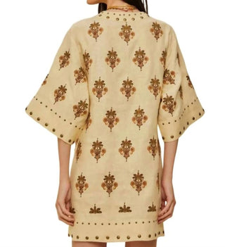 Farm Rio - Coconut Tree Tapestry Mini Tunic Dress