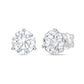 Diana M Jewels - Women's Lab Grown Martini Round Diamond Stud Earrings