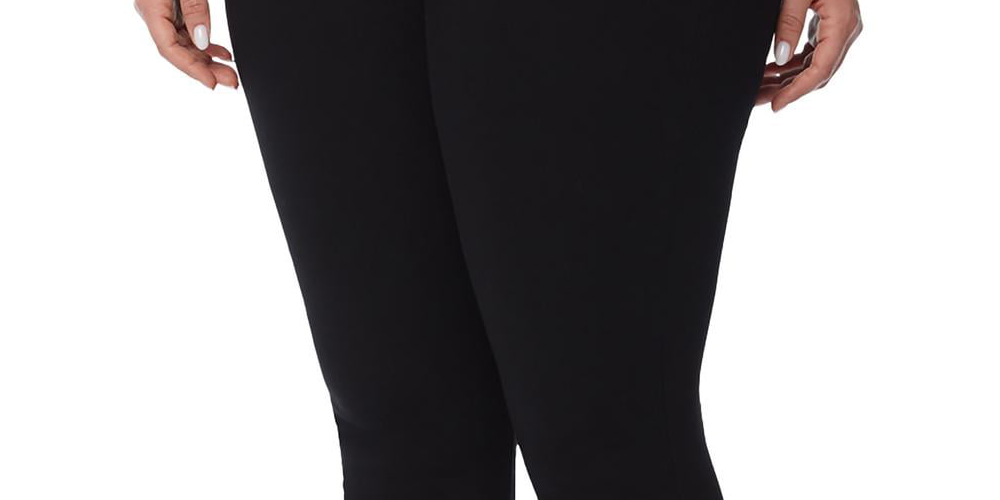 Calça jeans skinny feminina Jones New York Lexington de cintura alta, preta, tamanho 20W