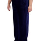 Calça feminina Jones New York com nervuras e veludo, perna reta, tamanho 2X, azul
