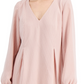 Vestido feminino de chiffon da INC International Concepts, rosa, tamanho extrapequeno