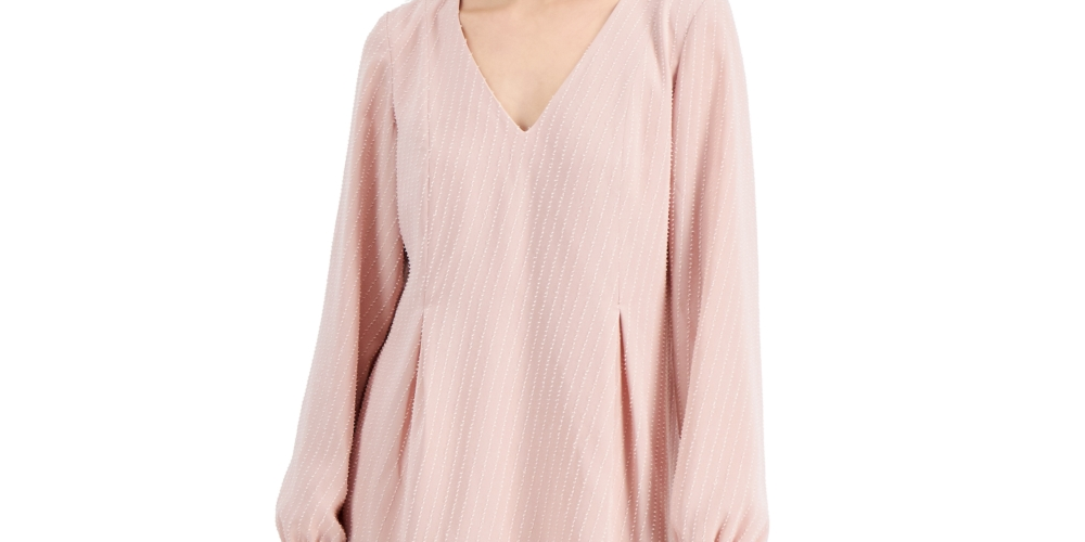 Vestido feminino de chiffon da INC International Concepts, rosa, tamanho extrapequeno