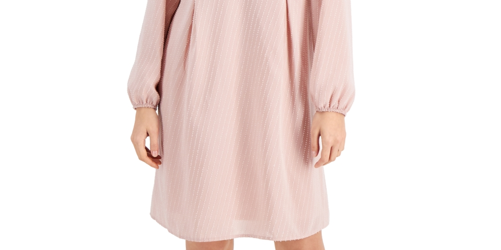 Vestido feminino de chiffon da INC International Concepts, rosa, tamanho extrapequeno