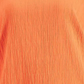 Blusa feminina Bar III com decote quadrado franzido, laranja, tamanho 2X