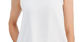 Blusa regata feminina Anne Klein, branca, tamanho médio