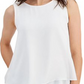 Blusa regata feminina Anne Klein, branca, tamanho médio