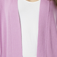 Jones New York Cardigan Feminino Frente Aberta Com Carcela Ribbed Roxo Tamanho P