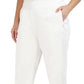 Calça feminina Jones New York Slim Fit de cetim com bolso e zíper no tornozelo, marrom, tamanho 18W