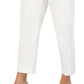 Calça feminina Jones New York Slim Fit de cetim com bolso e zíper no tornozelo, marrom, tamanho 18W