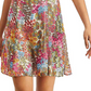 Vestido curto floral feminino Bar III, amarelo, tamanho pequeno