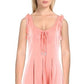 Vestido feminino com detalhe de gravata, estilo flare, bege, tamanho 4, da INC International Concepts