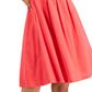 Vestido feminino INC International Concept com detalhe de gravata e ajuste evasê, vermelho, tamanho 10