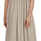 Vestido feminino com babados e franzidos INC International Concepts, marrom, tamanho 10