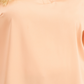 Blusa feminina Anne Klein Plus com decote dividido, marrom, tamanho 3X