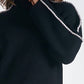 Elan - Mockneck Stitch Sweater