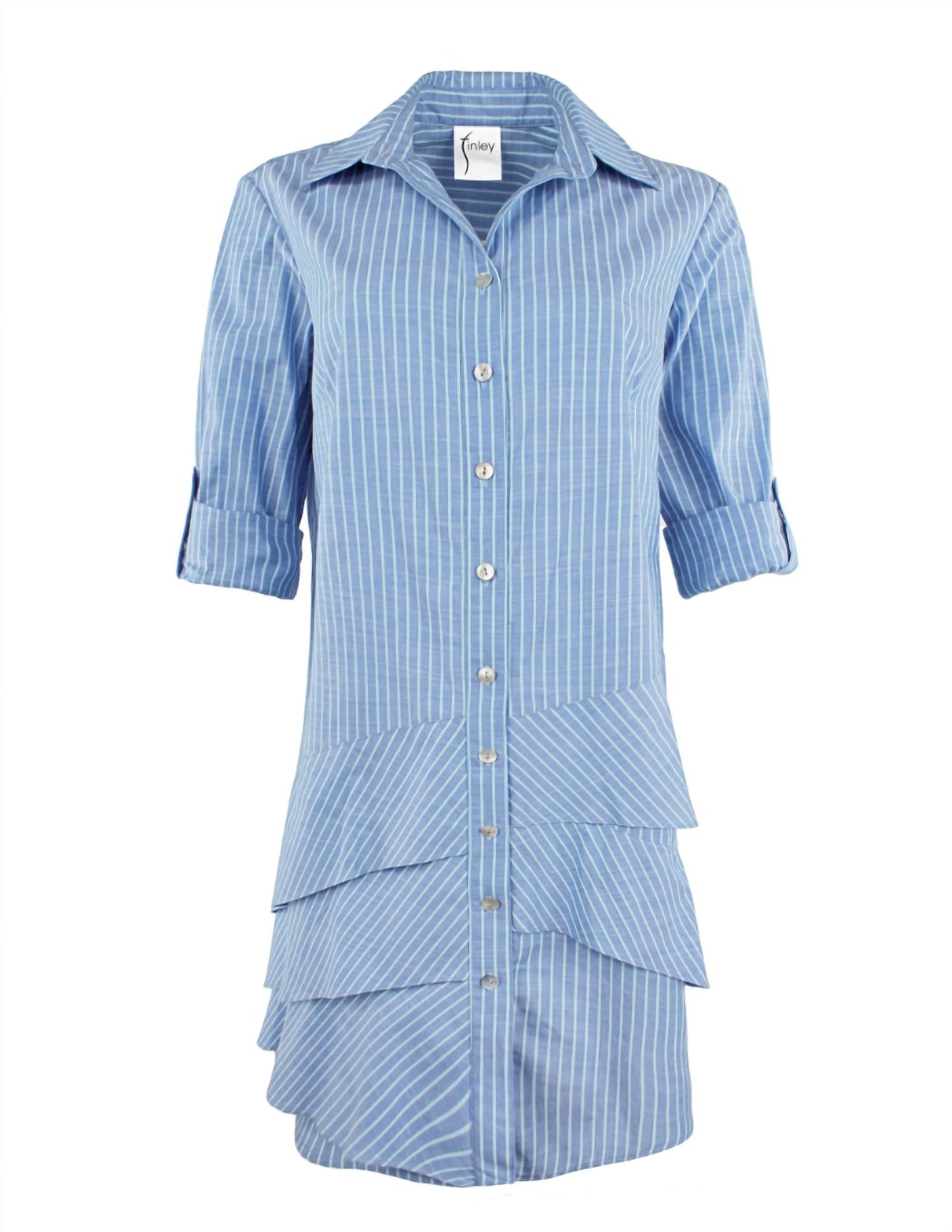 Finley - Women's Jenna Chambray Stripe Dress