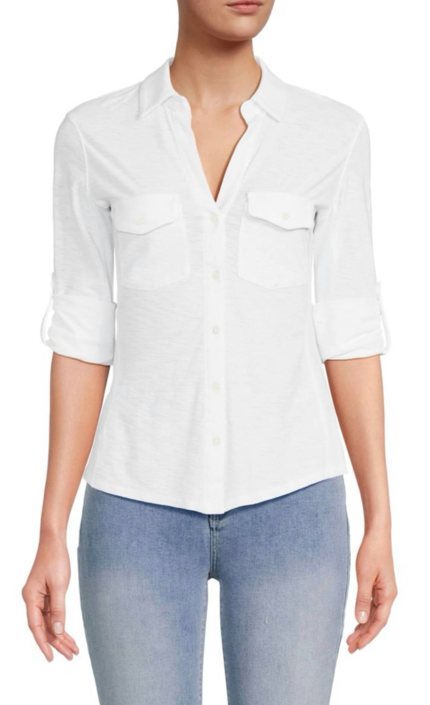 James Perse - Roll Tab Button Up Shirt