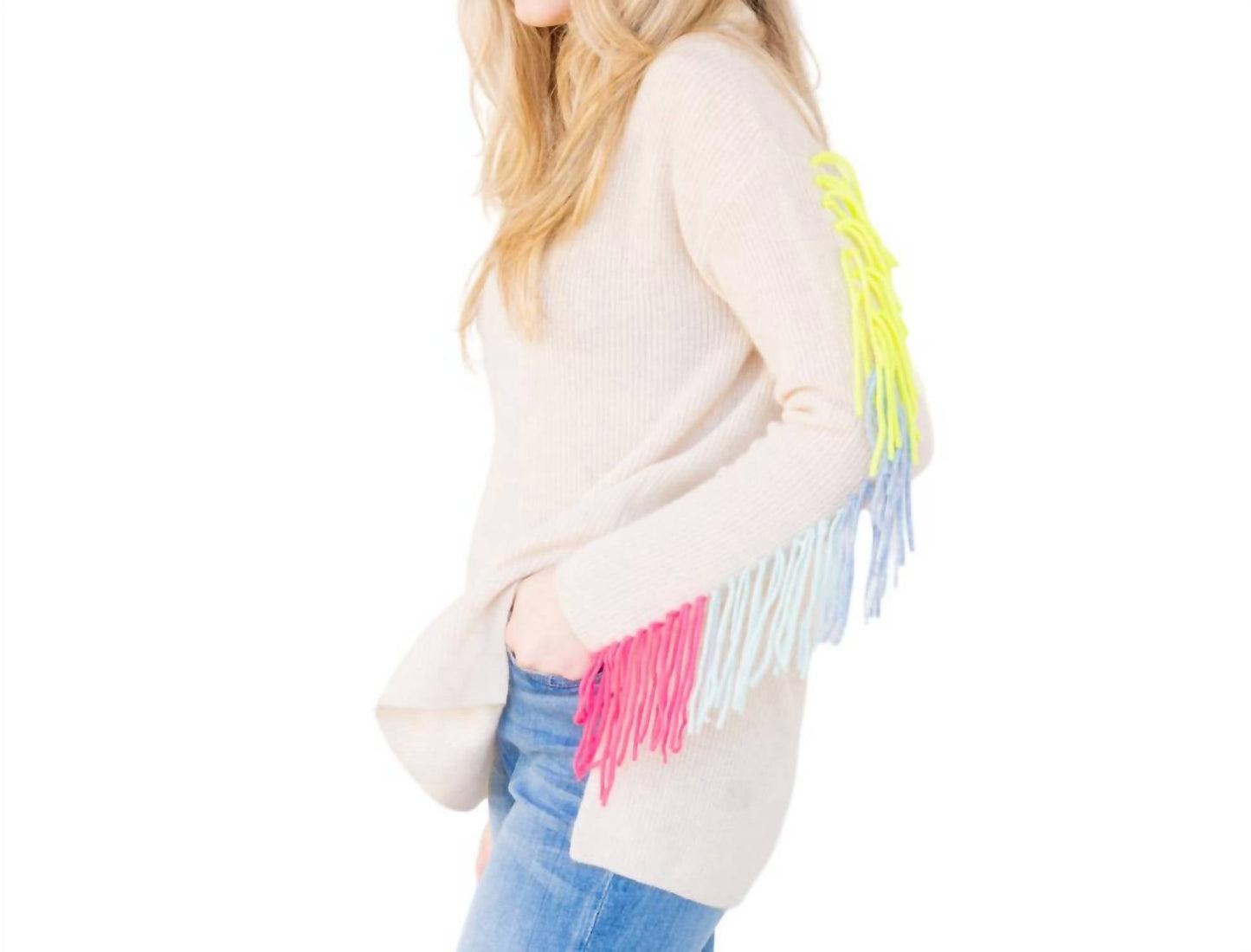 Brodie Cashmere - Cats Whiskers Funnel Neck Sweater