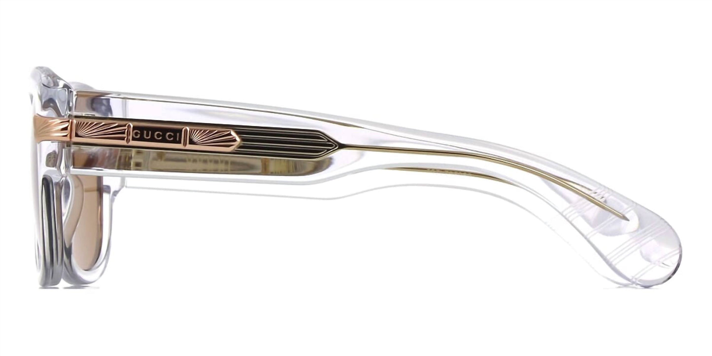 Gucci - Unisex - Transparent Full Rim Sunglass