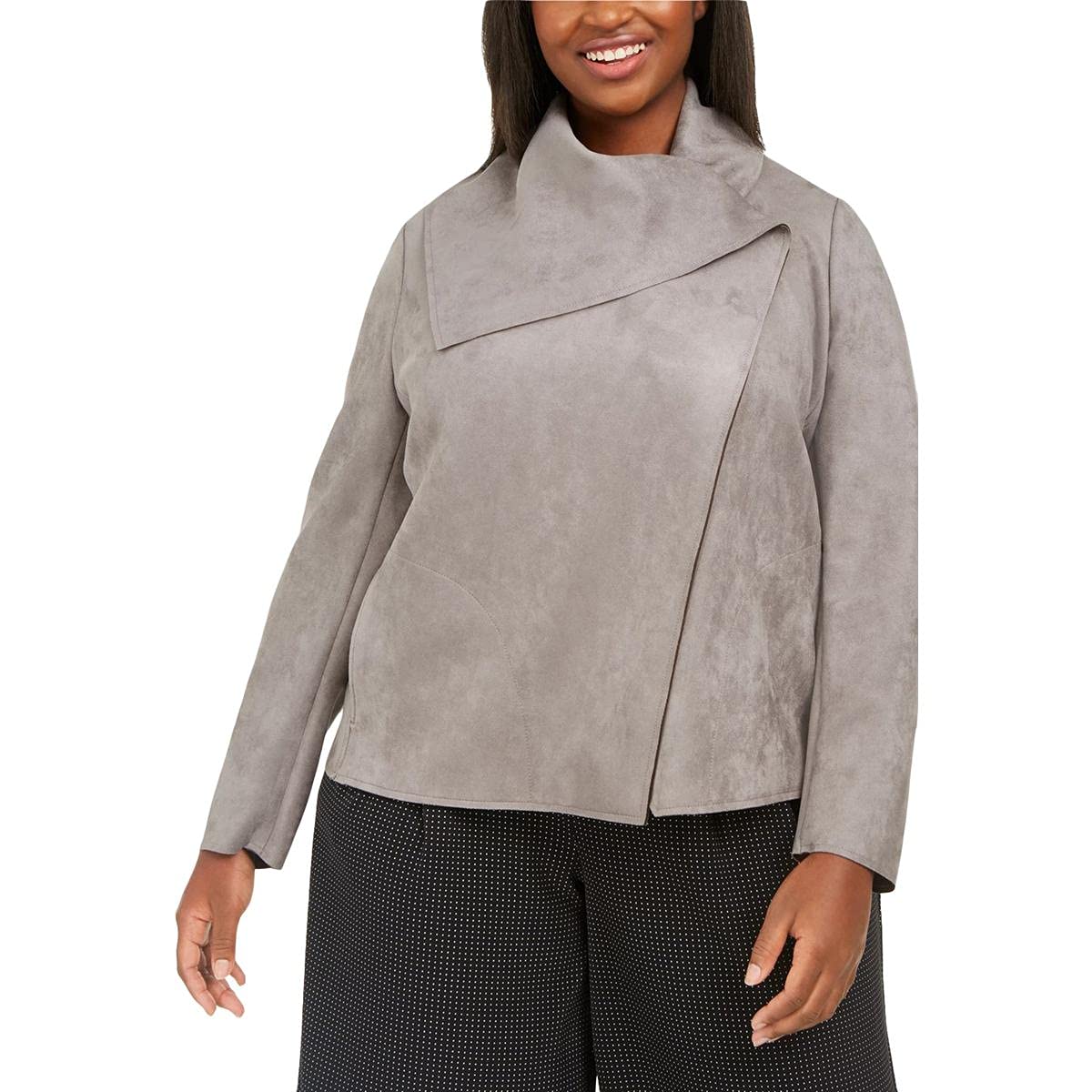 anne-klein-womens-gray-wrap-jacket-plus-size-0x