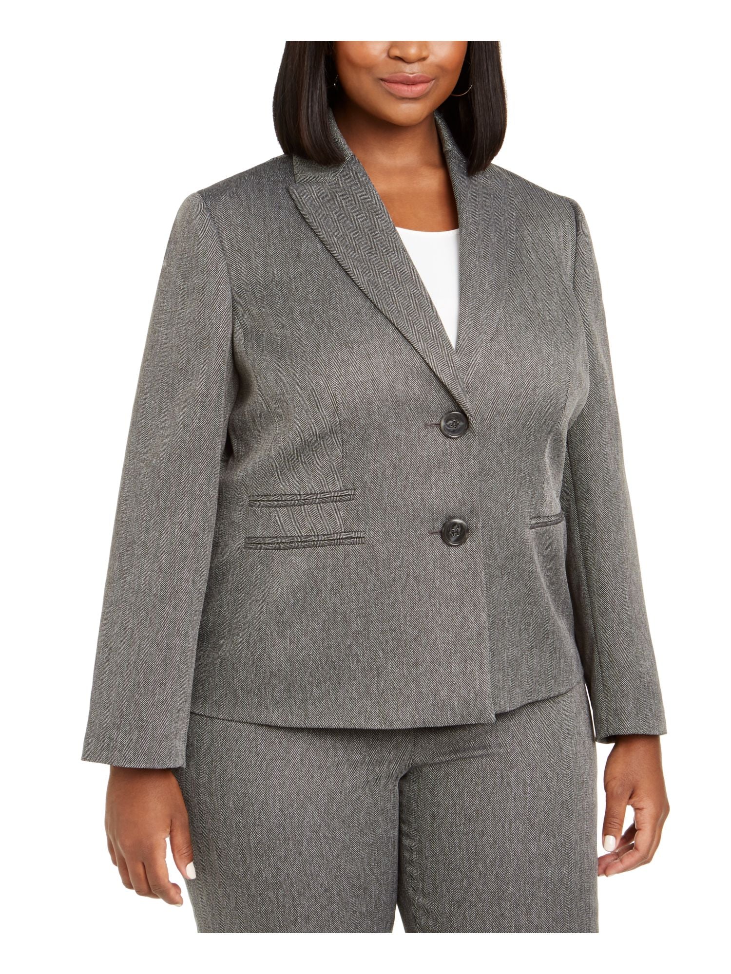 le-suit-womens-plus-size-herringbone-print-pants-suit