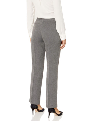 Le Suit Calça Feminina Plus Size com Estampa em Espinha de Peixe