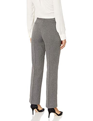 Le Suit Calça Feminina Plus Size com Estampa em Espinha de Peixe