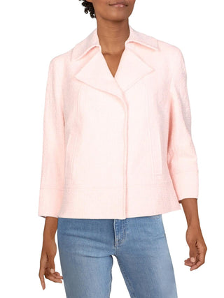 Jaqueta curta feminina Anne Klein tamanho 12 cor rosa