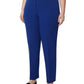 Calça feminina Anne Klein reta preta plus size