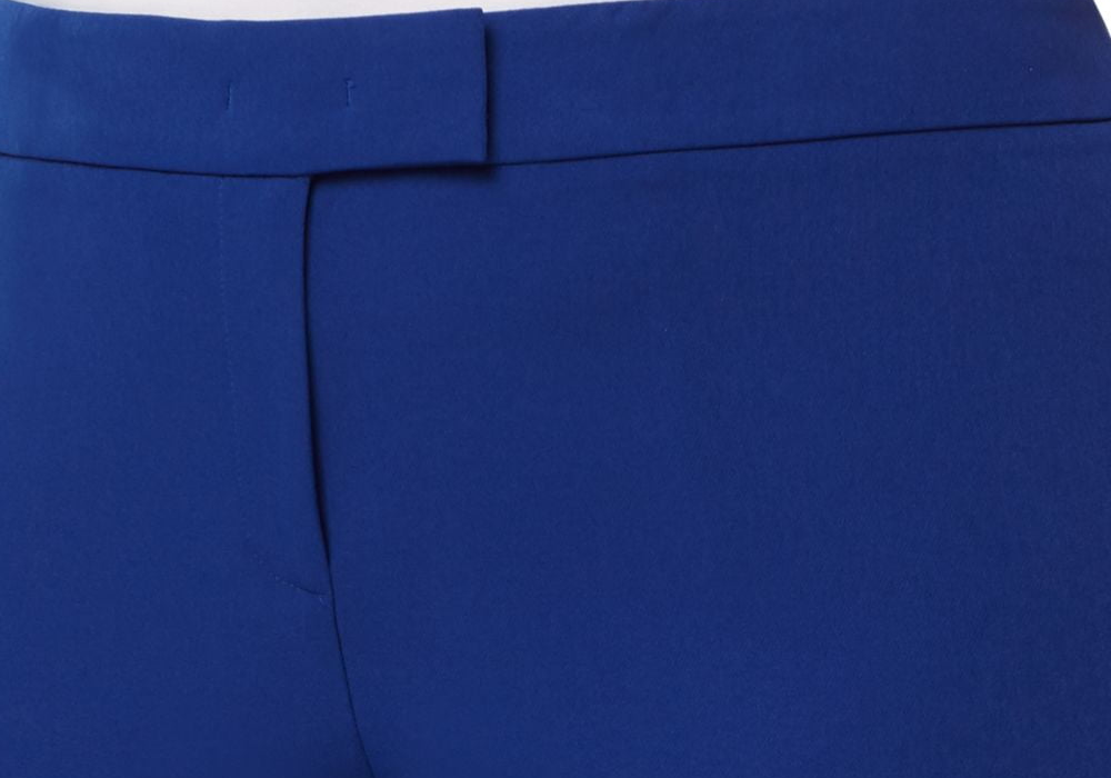 Calça feminina Anne Klein reta preta plus size