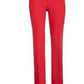 Calça feminina Anne Klein Misses Twill reta vermelha tamanho 10