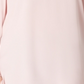 Blusa feminina Anne Klein com decote dividido rosa tamanho 0X