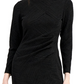 Vestido metálico justo feminino Anne Klein, preto, tamanho 14