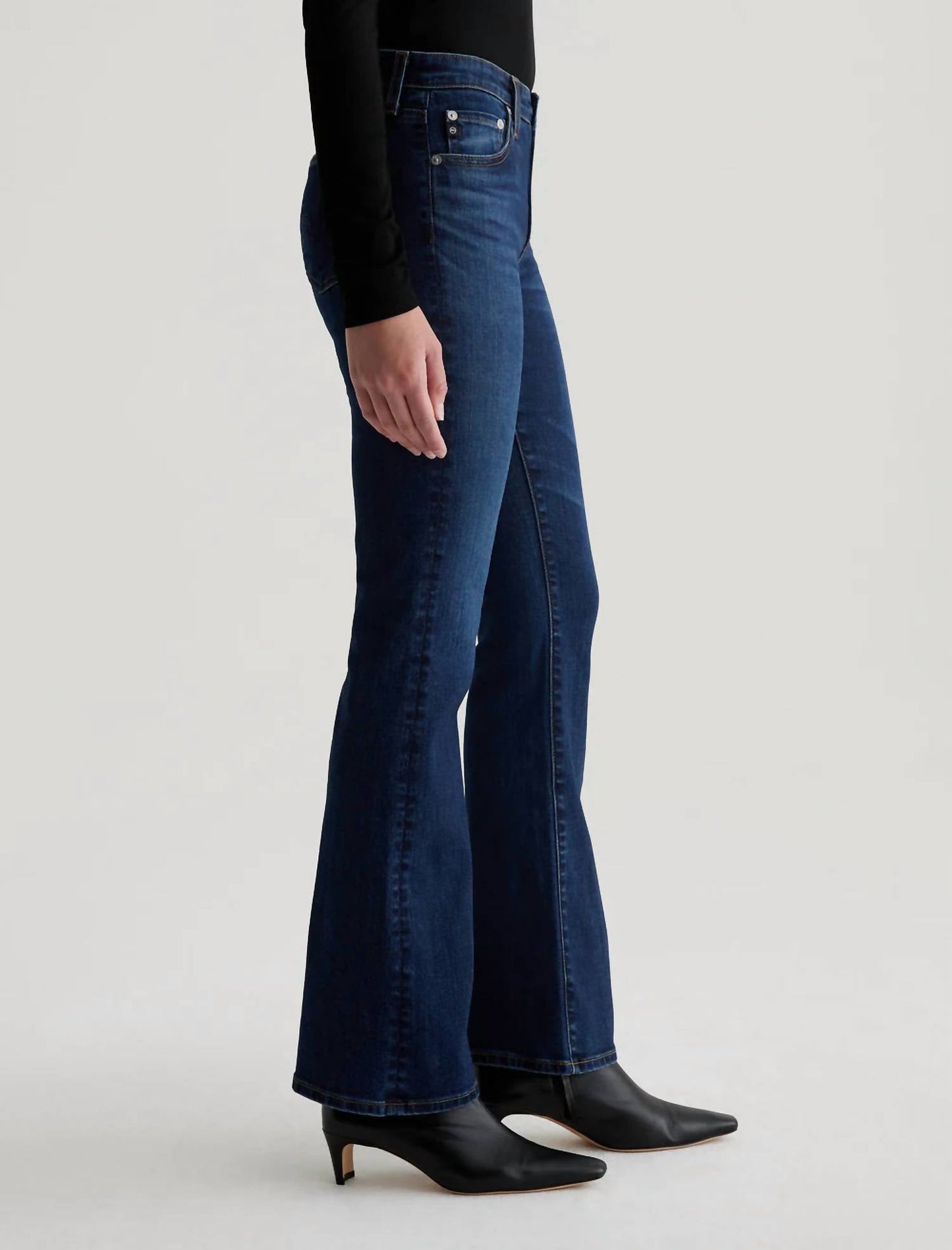 Ag Jeans - Angel Vapor Wash Low-rise Bootcut Jeans