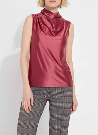 Lysse - Blusa de malha de cetim Irina