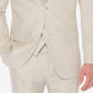Perry Ellis Portfolio Blazer Masculino de Linho Espinha de Peixe Marrom Tamanho 42
