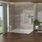 10" Wall Mounted Square Shower System With Rough In Valve
