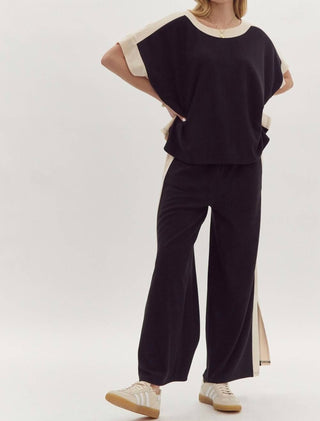 Entro - Conjunto de malha listrada