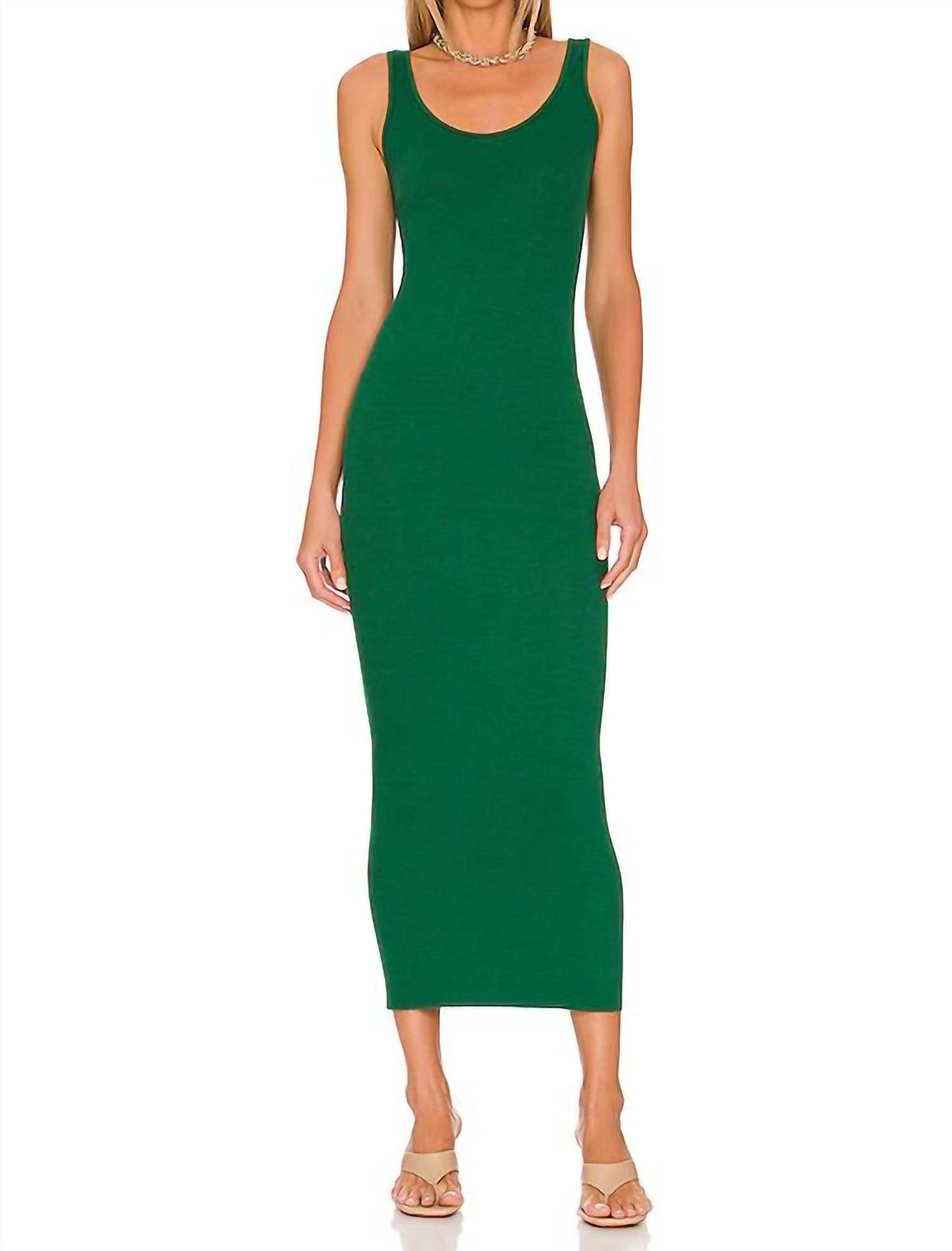 Enza Costa - STRETCH SILK KNIT MAXI TANK DRESS
