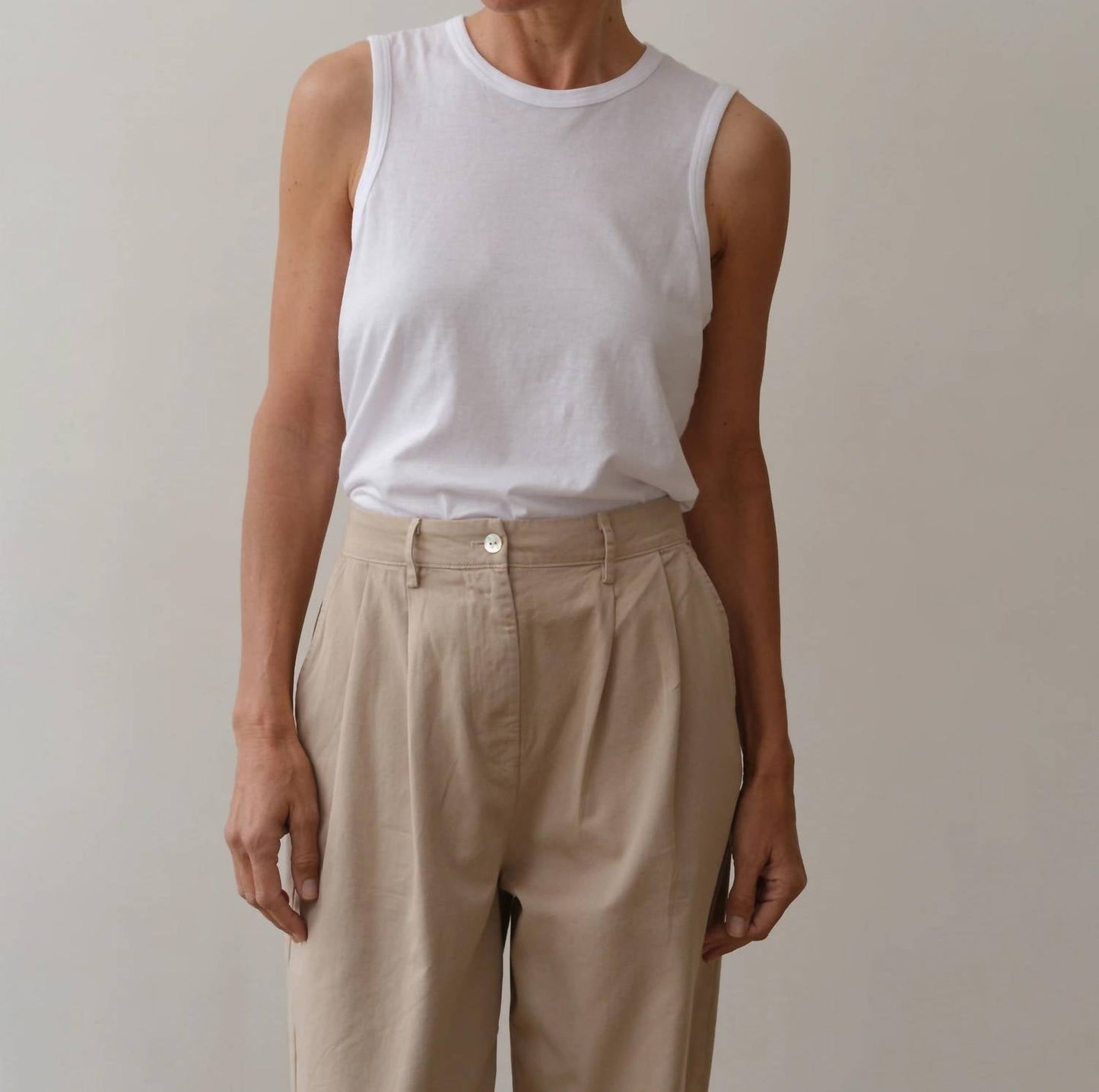 Donni. - Jersey Muscle Tank Top
