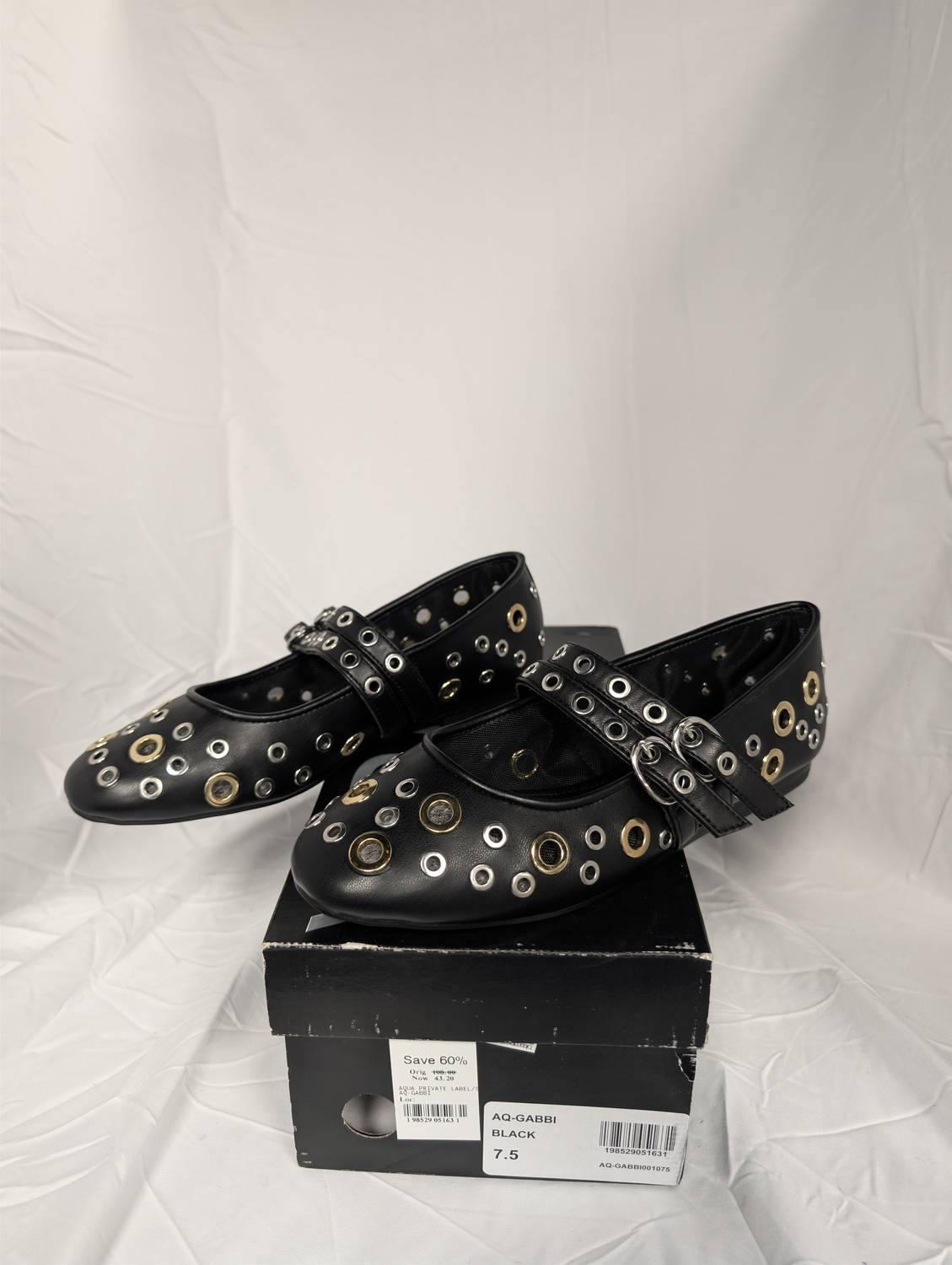 Aqua - Women's Gabbi Studded Flats