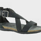 Naot - Women's Rianna Oily Coal Sandal
